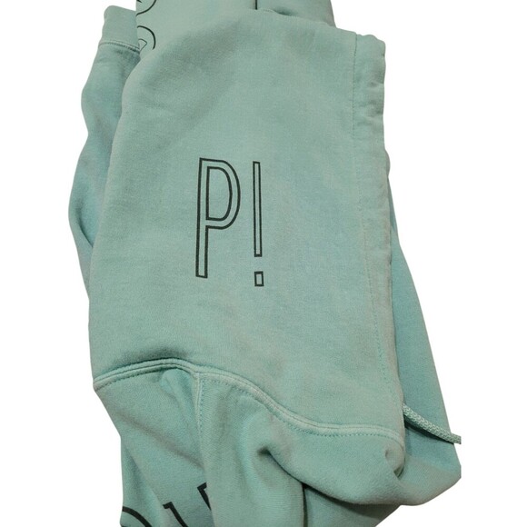 Panic! At the Disco Sz S Concert Sweatshirt Pullover Hoodie 2018 Turquoise/blue - Picture 6 of 7